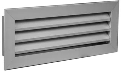 GRIGLIA DI RIPRESA AD ALETTE FISSE All anodizzato mm 600 x 300 Aerazione