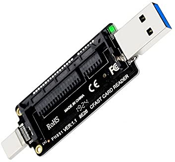 NFHK USB-C USB3.0 Type-C to CFast 2.0 Card Adapter PCBA CFast Card Reader for Desktop Laptop