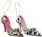 Christbaumschmuck Kunststoff Pumps 1 Stück Sortiert 5cm Weihnachtskugeln High Heels pink oder rosa