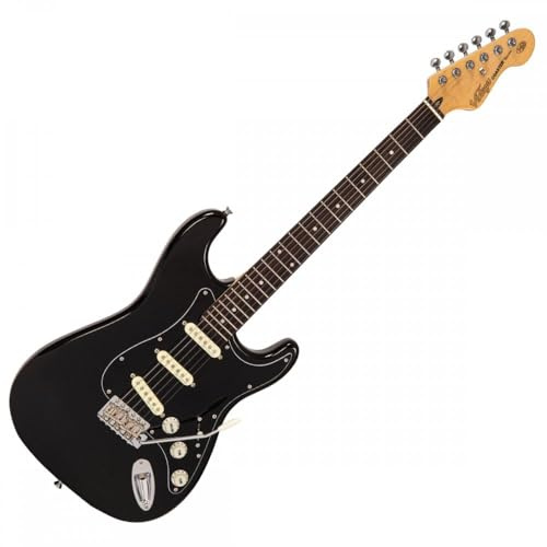 VINTAGE V60 COASTER ELECTRIC GUITAR PACK - GLOSS BLACK