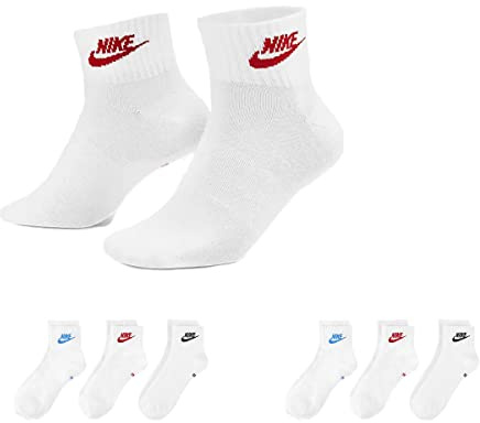 Nike U Nk NSW Evry Essential Ankle Socks Packung mit 3 Stück