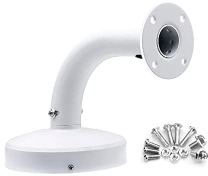 CTXSumTec Security Camera J-Type Wall Mount Bracket, Dome Camera Mount Universal Camera Wall Mounting Bracket/IP Camera for CCTV Security Camera (370mm/14 inch Length J Mount)