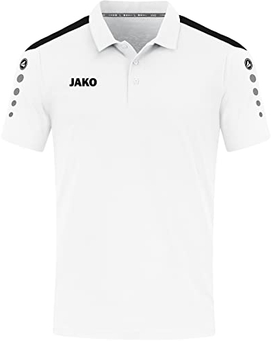 JAKO Herren Poloshirt Power, Weiß, L