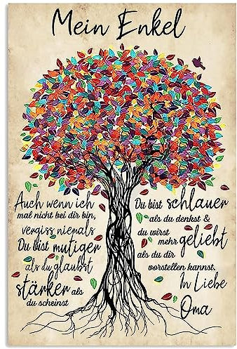 Tospass Kuscheldecke Personalisierte Decke An Meine Enkel Decke Von Oma Flanell Briefdecke Positiv Ermutigen Nachricht Brief Decke Tv-Decken Weiche Fleecedecke für Sofa Reisen 140x180 cm