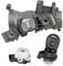 Commutateur d'allumage avec cylindre de serrure d'allumage Compatible avec VW Golf MK5 MK6 Audi A3 8P TT 8J Seat Leon 1P1 Skoda Octavia II 1Z 1K0905851B
