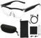 Sunshine smile Gafas de lupa con luz por USB, gafas de lupa para usuarios de gafas, gafas de aumento, gafas de aumento con luz, gafas de aumento con LED, gafas de lupa con luz, 300% LED