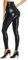 North Bund Damen Kunstleder Leggings Hohe Taille Sexy Faux Leather Treggins Strumpfhosen mit Dünnem Fleece Gefüttert Winter Warm Thermoleggins Schwarz M