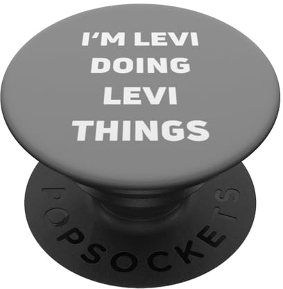 Ich bin Levi Doing Levi Things PopSockets mit austauschbarem PopGrip