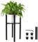 lalago Support pour plantes réglable, support pour fleurs, hauteur 41cm Support pour pots de fleurs en métal, tabouret pour fleurs, Tabouret pour plantes avec plateau de 24 à 36 cm de diamètre