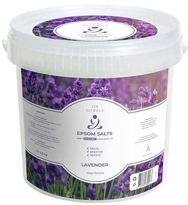 Zen Rituals Epsom Badesalz Lavendel Schlafformel - 4,5 KG