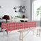 LINANDELLE - Nappe Coton Carreaux Vichy Nelly - Rouge - Rectangle 150x250