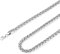 HZMAN 6.0mm Stainless Steel Silver Wheat Chain Necklaces for Men Women Classic Cool Link Chain Necklace Jewelry Gift 16 -30 (Silver,16)