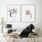 Herfair 2 Stück Poster Set, Modern Küchen Bilder Wandbilder, Kaffee Bar Wanddeko für Küche, Leinwand Küchenbilder Esszimmer Dekor Wandbilder, Ohne Rahmen (40x50cm)