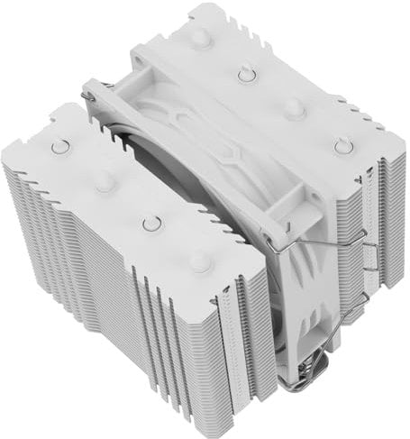 Thermalright Peerless Assassin 90 SE White CPU Cooler, 4 Heatpipes CPU Air Cooler, Dual Towers and PWM Fan with 2200RPM Speed CPU Cooling for Intel LGA 1700|1851|1150|1151|1200;AMD:AM4|AM5