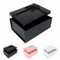 DAWNTREES Schwarz Geschenkbox mit Deckel,29x22x10.5cm,Geschenkverpackungskasten mit Grußkarten,Gift Box,Weihnachten, Geburtstage, Jubiläen Geschenkverpackung Box