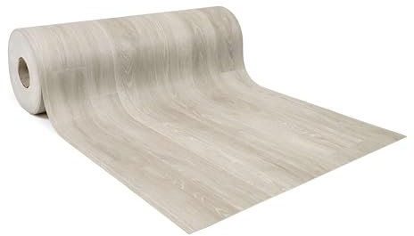 GIURI TESSUTI - Pavimento in PVC - Rivestimento per superfici in Vinile Impermeabile con texture Antiscivolo e supporto in Tessuto Insonorizzante (AL METRO, FLICK PEARL)