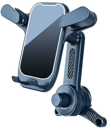 Mhfdpp KFZ Handy Halterungen für Mercedes-Benz AMG GT 4-Door Coupe AMG ONE, Lüftungsschlitze Handyhalter Einstellbar 360° Drehbar EIN-Knopf-Release Stabilerem Hakenclip,Extended Type-Matte Black