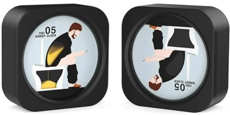 XLDZ Gadgets de toilette amusants : sablier cadeau pour adultes, accessoire de salle de bain parfait