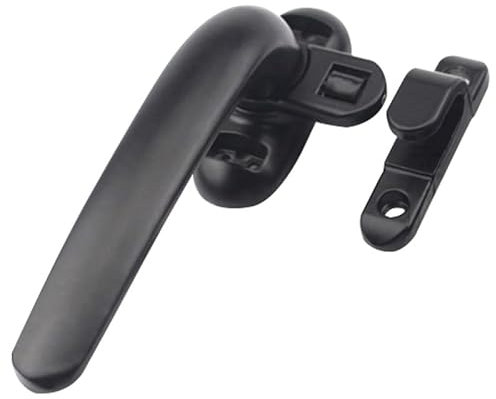 STNYANXD Window handle， Aluminum Alloy Window Drive Knob Lock Plastic Steel Latch Sliding Door Handle Furniture Bolt Hardware Part Window Handles For Upvc Windows(Right One Piece)