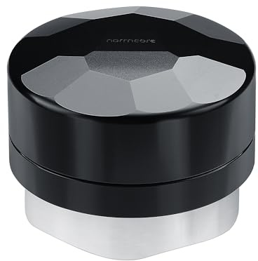 Normcore Distributore di caffè a gravità da 58,5 mm, livellatore per espresso con base autolivellante per portafiltri da 58 mm, livellatore per caffè adattivo alla gravità con base a cinque lame