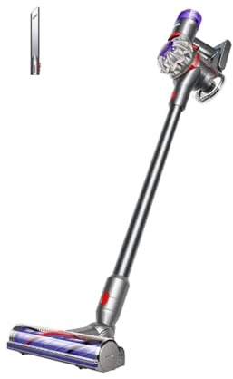 Dyson V8 Origin Kabelloser Staubsauger, Silver und Nickel, 130 AW, Motorbar | Hohe Saugkraft Für Vielseitige Reinigung Als Bodenstaubsauger Und Handgerät Mit Haarentwirrungstechnologie Und Guter Laufzeit