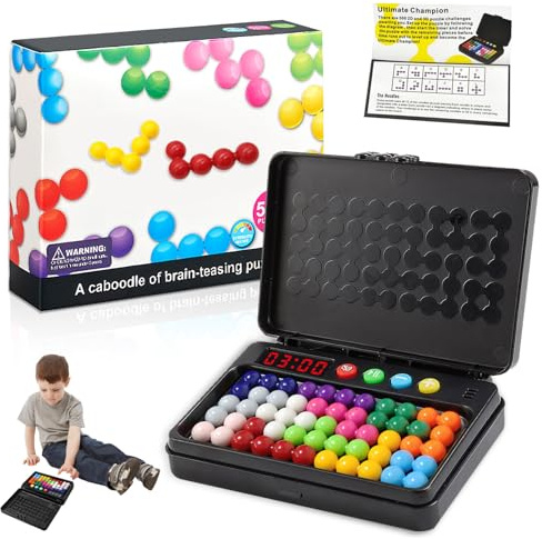 IQ Puzzle | IQ Spiele,Puzzle Game,3D Puzzle Spiel mit 500 Herausforderungen,Knobelspiele zur Entspannung & Dekompression,IQ Games für Kinder Erwachsene,Denkspiele zur Förderung von Logik & Kreativität