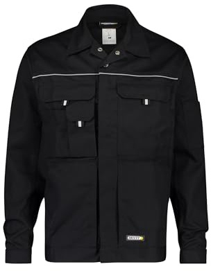DASSY® Lugano DASSY® Lugano Zweifarbige Arbeitsjacke - Größe XS - FLASCHENGRÜN/SCHWARZ