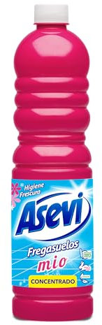 Asevi Fregasuelos Perfumado Duradero Mio - Friegasuelos Concentrado con Aroma Floral - Limpiasuelos con pH Neutro para Todo Tipo de Suelos, Incluso Superficies Delicadas - Envase de 900 ml