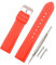 VINBAND Bracelet Montre en Silicone Libération Rapide Bande de Montre en Caoutchouc Souple Bande de Montre Intelligente - 18, 20, 22, 24 mm Bracelets de Montres Caoutchouc (22mm, rouge)