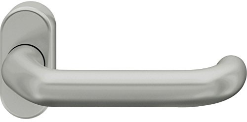 Drücker 06 1146 023 - auf Rosette, 9 mm, Alu natur