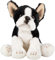 Suki Gifts 12138 Naturgetreuer Boston Terrier Hund Kuscheltier, mehrfarbig