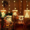 BLOOMWIN LED Fairy Light Curtain 1.5m x 0.7m 54LEDs 3D Curtain Light Window Decoration USB Hanging Light for Bedroom Christmas Party