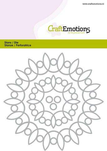 CraftEmotions Stanzschablonen - Rund Card