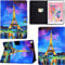DodoBuy Coque pour iPad 10.2/iPad Pro 10.5/iPad Air 10.5, Magnétique Flip Smart Cover PU Cuir Housse Étui Case Mince Svelte Portefeuille Supporter avec Carte de Crédit Fentes - Tour Eiffel
