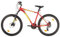 vidaXL Mountainbike 21 Gang 27,5 Zoll Rad mit Scheibenbremsen Schnellspann-Sattelstützenklemme Fahrrad Sportfahrrad 42cm Rot