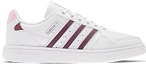 Adidas Damen Ny 90 Stripes W Gymnastikschuh, FTWR White Victory Crimson Clear Pink, 38 EU