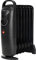 MONHOUSE 7 Fins Compact Oil Filled Radiator - Electric Heater with Adjustable Thermostat - Overheat Protection - Power Indicator Light - Easy Access Carry Handle - 700W - Black