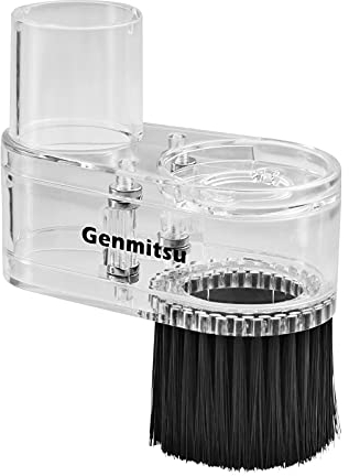 Genmitsu CNC Staubschuh ABS Abdeckung Reiniger für 3018 Serie CNC Fräs-/Graviermaschine mit einem 42 mm Durchmesser Motor, Schlauchadapter Außendurchmesser 38mm, Transparent