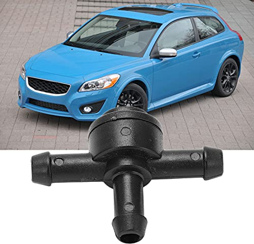 Rückschlagventil Washer,Automobil Rückschlagventil Scheibenwaschanlage 9178895 ABS Schwarz Ersatz Kompatibel mit C30 2008-2013