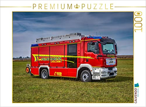 CALVENDO Puzzle Hilfeleistungslöschfahrzeug HLF-20 / FF Kölleda 1000 Teile Lege-Größe 64 x 48 cm Foto-Puzzle Bild von M. Heinz