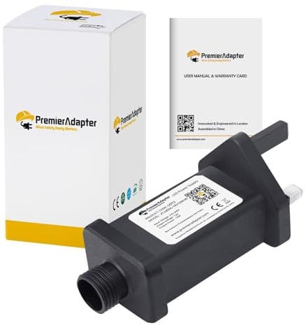 12V 12W LED Power Supply, String Lights Indoor-Outdoor Power Adapter for CZJUTAI JT-DC12V12W /9W /7.2W /6W /4.5W /3.6W IP20 Christmas Lighting [U3T2]