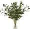 Waipfaru Branches d'olivier artificielles pour vases, Branches d'olivier avec oliviers réalistes, tiges de Verdure Artificielle pour centres de Table, Arrangements Floraux (3 pièces, 45,7 cm)