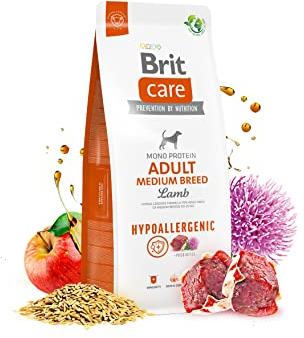 BRIT Care Hypoallergenic Adult Medium Breed Lamb - dry dog food - 12 kg