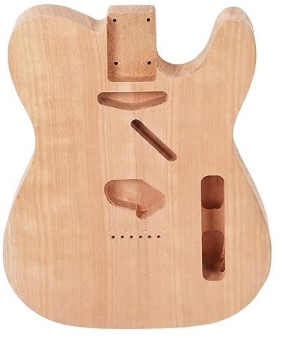 Unvollendeter E-Gitarren-Korpus, Hochwertiges Holzmaterial, DIY-Gitarren-Ersatzteil mit Feiner Verarbeitung für Professionelle Musiker (GSB10)