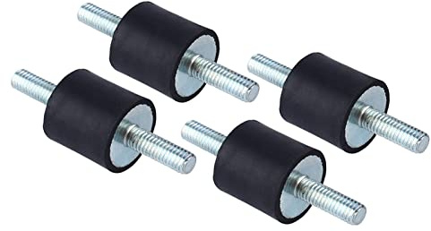 Cotton Reel Rubber Mount Threaded 8×6×2 Pump Anti Vibration Rubber Mount Shock Damper M6 20×20