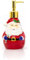 Christmas Character Soap Dispenser | Ceramic Hand Soap Dispenser Bathroom Soap Dispenser | Novelty Hand Wash Dispenser Kitchen Soap Dispenser - Santa