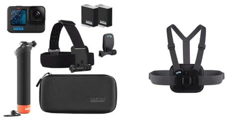 GoPro HERO11 Black Zubehörpaket – Enthält 2x Enduro-Akku, Chesty V2 - Performance Brustgurthalterung, 5,3K Video & 27MP Fotos, HyperSmooth 5.0 Stabilisierung