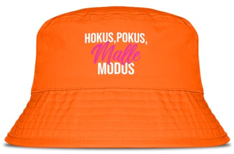 Prozente Momente Hoku, Pokus, Malle Modus - Fischerhut | Anglerhut | Sonnenhut | Sommer | Party | Malle | lustige Sprüche | OneSize | Malle | Urlaub | Orange