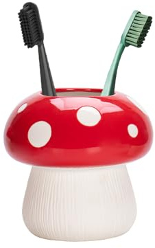 Soporte para cepillo de dientes de hongos pequeños