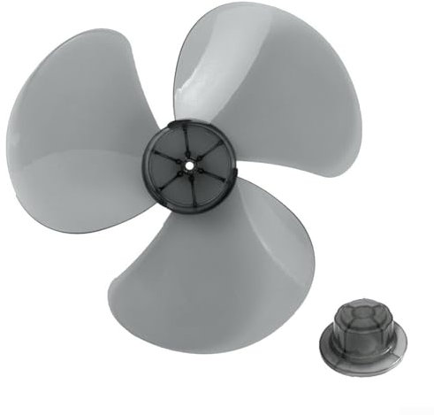 Soporte de plástico para aspas de abanico de 16 pulgadas para ventilador de pedestal de pie, rápido y fácil (hoja de ventilador + tuerca)